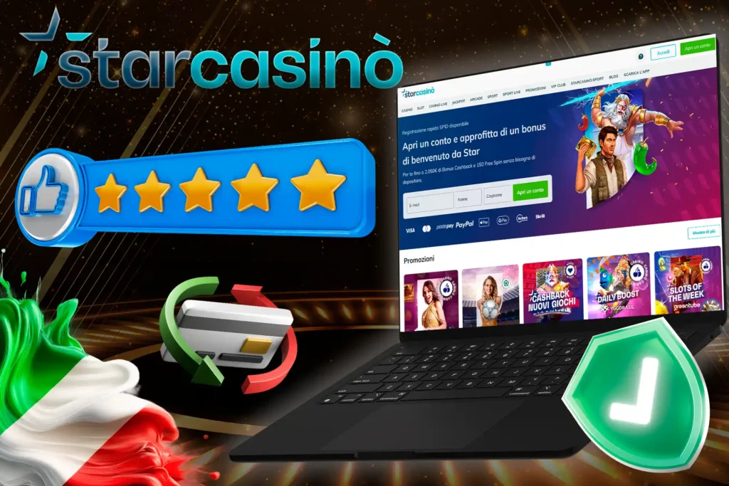 StarCasino è un casinò onesto e affidabile in Italia